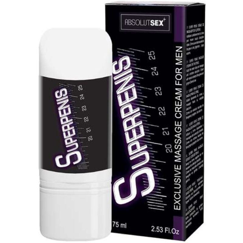 RUF - SUPERPENIS CREMA PARA EL PENE 75 ML-MillenialSexshop-RUF Imagen del artículo erótico RUF - SUPERPENIS CREMA PARA EL PENE 75 ML de RUF en la sección DROGUERÍA |Para Masajes|Cremas de masaje de Millenial Sexshop.