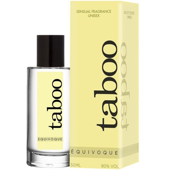 Imagen del artículo erótico RUF - TABOO EQUIVOQUE PERFUME CON FEROMONAS PARA ÉL Y ELLA de RUF en la sección DROGUERÍA |Perfumes de Millenial Sexshop.