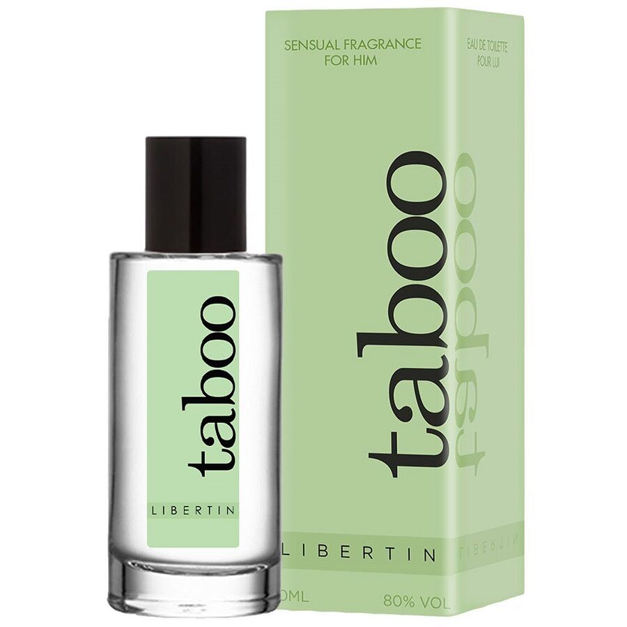 Imagen del artículo erótico RUF - TABOO LIBERTIN PERFUME FEROMONAS MASCULINO 50ML de RUF en la sección DROGUERÍA |Perfumes de Millenial Sexshop.
