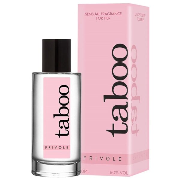 Imagen del artículo erótico RUF - TABOO PHEROMONE FRIVOLE SENSUAL 50ML de RUF en la sección DROGUERÍA |Perfumes de Millenial Sexshop.