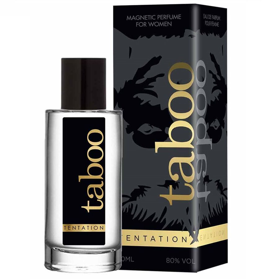 Imagen del artículo erótico RUF - TABOO TENTATION PERFUME CON FEROMONAS PARA ELLA 50ML de RUF en la sección DROGUERÍA |Perfumes de Millenial Sexshop.