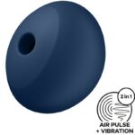 Imagen del artículo erótico SATISFYER - AIR POWER 4 ESTIMULADOR & VIBRADOR 12 VIBRACIONES AZUL de SATISFYER AIR PULSE en la sección JUGUETES BIENESTAR |Juguetes para Mujeres|Estimuladores|Succionadores con vibración de Millenial Sexshop.