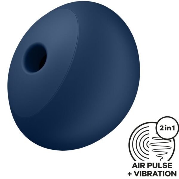 Imagen del artículo erótico SATISFYER - AIR POWER 4 ESTIMULADOR & VIBRADOR 12 VIBRACIONES AZUL de SATISFYER AIR PULSE en la sección JUGUETES BIENESTAR |Juguetes para Mujeres|Estimuladores|Succionadores con vibración de Millenial Sexshop.