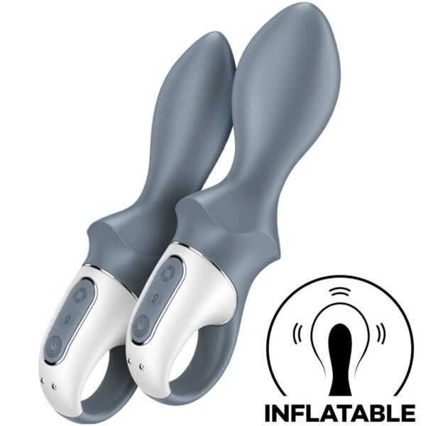 Imagen del artículo erótico SATISFYER - AIR PUMP BOOTY 1 VIBRADOR INFLABLE ANAL GRIS de SATISFYER VIBRATOR en la sección JUGUETES BIENESTAR |Anal|Anal Inflable de Millenial Sexshop.
