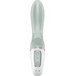 SATISFYER - AIR PUMP BOOTY 3 VIBRADOR ANAL INFLABLE VERDE GRIS - Imagen 5