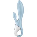 SATISFYER - AIR PUMP BUNNY 1 VIBRADOR INFLABLE RABBIT AZUL - Imagen 3