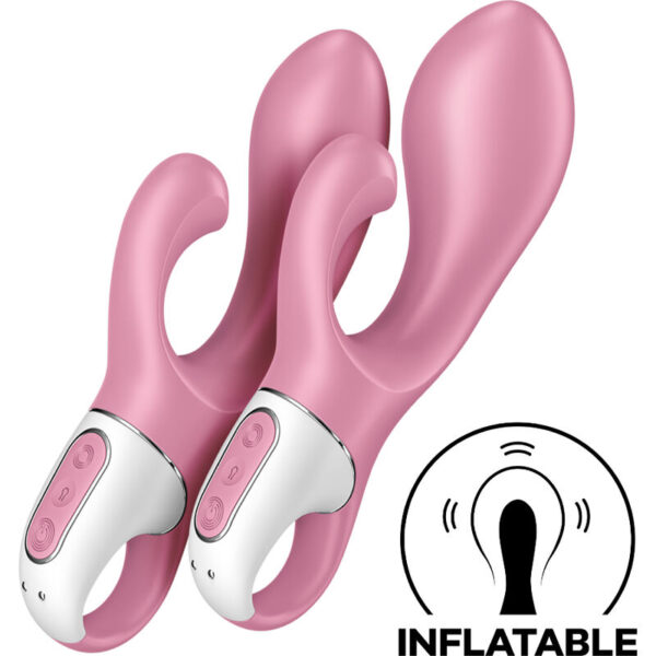 Imagen del artículo erótico SATISFYER - AIR PUMP BUNNY 2 ROSA de SATISFYER VIBRATOR en la sección JUGUETES BIENESTAR |Vibradores|Vibradores Punto G de Millenial Sexshop.