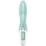 SATISFYER - AIR PUMP BUNNY 5+ VIBRADOR RABBIT INFLABLE APP VERDE - Imagen 2