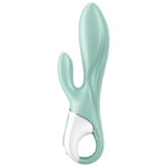 SATISFYER - AIR PUMP BUNNY 5+ VIBRADOR RABBIT INFLABLE APP VERDE - Imagen 3