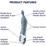 SATISFYER - AMAZING 2 VIBRADOR PUNTO A GRIS - Imagen 4