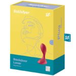 SATISFYER - BACKDOOR LOVER PLUG ANAL VIBRADOR ROJO - Imagen 4