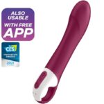 Imagen del artículo erótico SATISFYER - BIG HEAT VIBRADOR PUNTO G de SATISFYER VIBRATOR en la sección JUGUETES BIENESTAR |Vibradores|Vibradores HI-TECH de Millenial Sexshop.