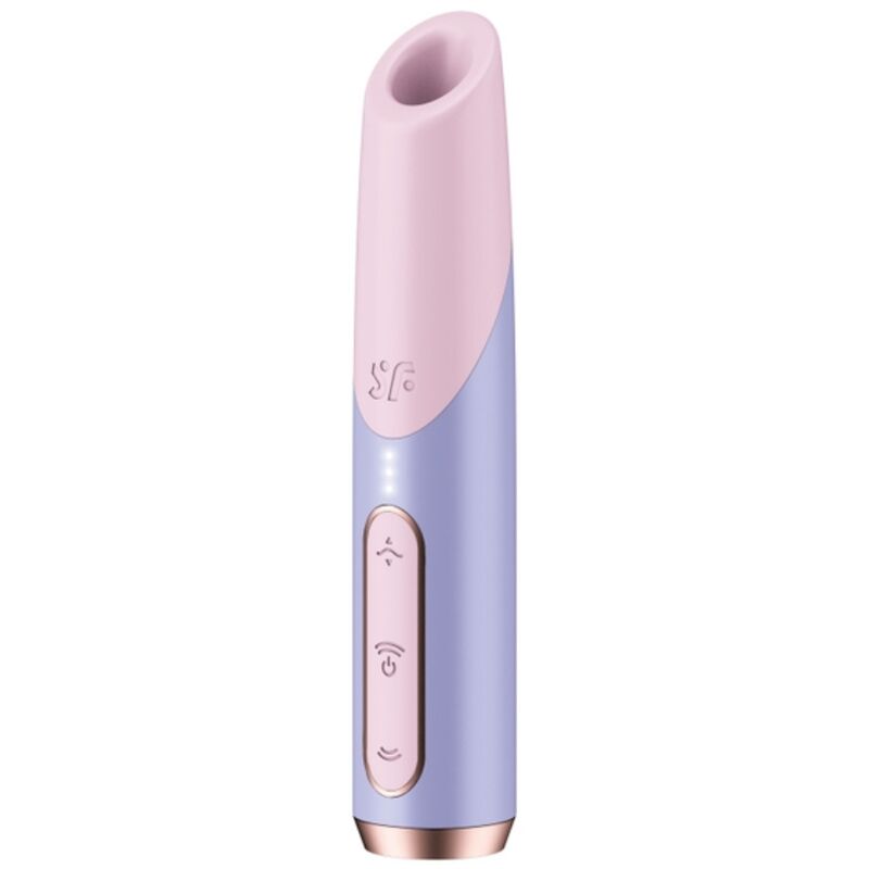 Imagen del artículo erótico SATISFYER - BOLD KISS ESTIMULADOR CLÍTORIS POR ONDAS ROSA / VIOLETA de SATISFYER AIR PULSE en la sección JUGUETES BIENESTAR |Juguetes para Mujeres|Estimuladores|Para Clítoris de Millenial Sexshop.