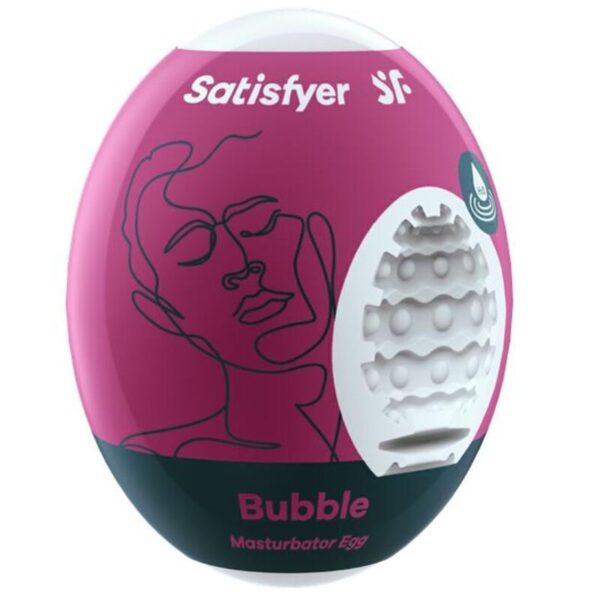 Imagen del artículo erótico SATISFYER - BUBBLE HUEVO MASTURBADOR de SATISFYER EGGS en la sección JUGUETES BIENESTAR |Juguetes para Hombres|Masturbadores varios de Millenial Sexshop.