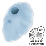 SATISFYER - CLOUD DANCER AZUL VIBRADOR AIR PULSE - Imagen 3