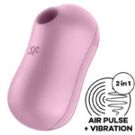 Imagen del artículo erótico SATISFYER - COTTON CANDY ESTIMULADOR Y VIBRADOR LILA de SATISFYER AIR PULSE en la sección JUGUETES BIENESTAR |Juguetes para Mujeres|Estimuladores|Succionadores sin vibración de Millenial Sexshop.