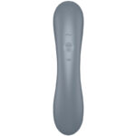 SATISFYER - CURVE TRINITY 1 AIR PULSE VIBRATION GRIS - Imagen 6