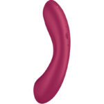 SATISFYER - CURVE TRINITY 1 AIR PULSE VIBRATION ROJO - Imagen 8