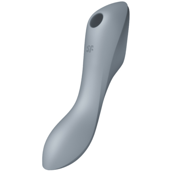 Imagen del artículo erótico SATISFYER - CURVY TRINITY 3 ESTIMULADOR Y VIBRADOR GRIS de SATISFYER AIR PULSE en la sección JUGUETES BIENESTAR |Juguetes para Mujeres|Estimuladores|Succionadores sin vibración de Millenial Sexshop.