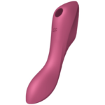 Imagen del artículo erótico SATISFYER - CURVY TRINITY 3 ESTIMULADOR Y VIBRADOR ROJO de SATISFYER AIR PULSE en la sección JUGUETES BIENESTAR |Juguetes para Mujeres|Estimuladores|Succionadores sin vibración de Millenial Sexshop.