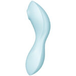 SATISFYER - CURVY TRINITY 5 ESTIMULADOR Y VIBRADOR APP AZUL - Imagen 2