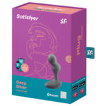SATISFYER - DEEP DIVER PLUG VIBRADOR APP GRIS - Imagen 4
