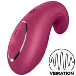 Imagen del artículo erótico SATISFYER - DIPPING DELIGHT VIBRADOR LAY-ON ROJO de SATISFYER LAYONS en la sección JUGUETES BIENESTAR |Juguetes para Mujeres|Estimuladores|Masajeadores de Millenial Sexshop.
