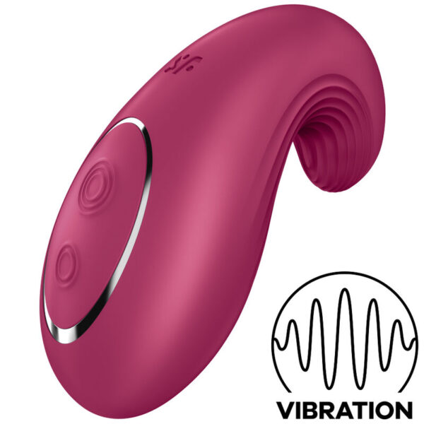 Imagen del artículo erótico SATISFYER - DIPPING DELIGHT VIBRADOR LAY-ON ROJO de SATISFYER LAYONS en la sección JUGUETES BIENESTAR |Juguetes para Mujeres|Estimuladores|Masajeadores de Millenial Sexshop.