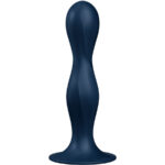 Imagen del artículo erótico SATISFYER - DOUBLE BALL-R DILDO SILICONA AZUL de SATISFYER PLUGS en la sección JUGUETES BIENESTAR |Dildos sin Vibración de Millenial Sexshop.
