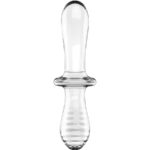 SATISFYER - DOUBLE CRYSTAL DILDO TRANSPARENTE - Imagen 3