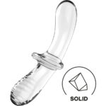 SATISFYER - DOUBLE CRYSTAL DILDO TRANSPARENTE - Imagen 4
