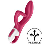 Imagen del artículo erótico SATISFYER - EMBRACE ME VIBRADOR PUNTO G ROJO de SATISFYER VIBRATOR en la sección JUGUETES BIENESTAR |Vibradores|Vibradores Rabbit de Millenial Sexshop.