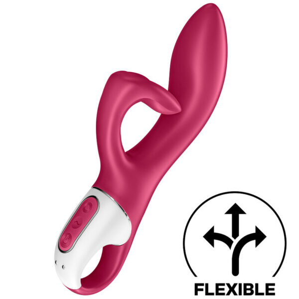 Imagen del artículo erótico SATISFYER - EMBRACE ME VIBRADOR PUNTO G ROJO de SATISFYER VIBRATOR en la sección JUGUETES BIENESTAR |Vibradores|Vibradores Rabbit de Millenial Sexshop.