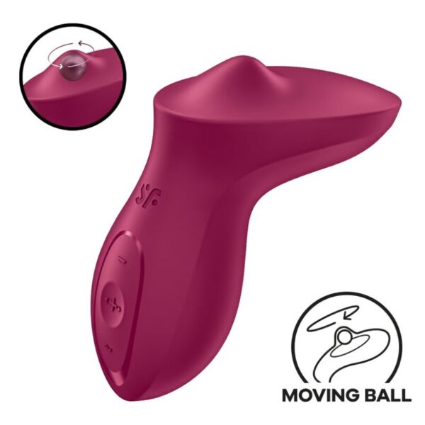 Imagen del artículo erótico SATISFYER - EXCITERRR VIBRADOR LAY-ON CLÍTORIS FUCSIA de SATISFYER VIBRATOR en la sección JUGUETES BIENESTAR |Vibradores|Vibradores Lay-on Clítoris de Millenial Sexshop.