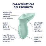 SATISFYER - EXCITERRR VIBRADOR LAY-ON CLÍTORIS MENTA - Imagen 4
