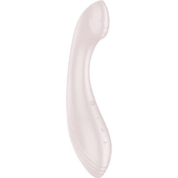 Imagen del artículo erótico SATISFYER - G-FORCE ESTIMULADOR VIBRADOR PUNTO G BEIGE de SATISFYER VIBRATOR en la sección JUGUETES BIENESTAR |Juguetes para Mujeres|Estimuladores|Para Clítoris de Millenial Sexshop.