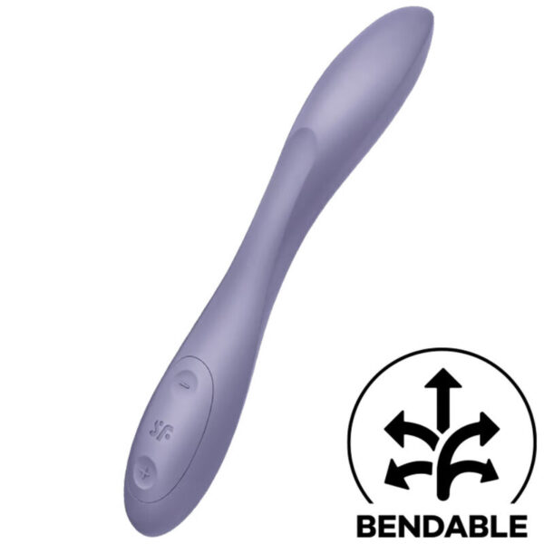 Imagen del artículo erótico SATISFYER - G-SPOT FLEX 2 MULTI VIBRADOR MORADO de SATISFYER VIBRATOR en la sección JUGUETES BIENESTAR |Vibradores|100% Sumergible de Millenial Sexshop.