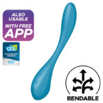 Imagen del artículo erótico SATISFYER - G-SPOT FLEX 5 MULTI VIBRADOR AZUL de SATISFYER VIBRATOR en la sección JUGUETES BIENESTAR |Vibradores|Vibradores con APP de Millenial Sexshop.