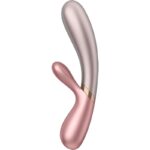 SATISFYER - HOT LOVER VIBRADOR ROSA & BEIGE - Imagen 2