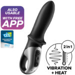 Imagen del artículo erótico SATISFYER - HOT PASSION VIBRADOR ANAL APP NEGRO de SATISFYER CONNECT en la sección JUGUETES BIENESTAR |Vibradores|Vibradores con APP de Millenial Sexshop.