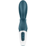 SATISFYER - HUG ME VIBRADOR RABBIT APP AZUL - Imagen 3