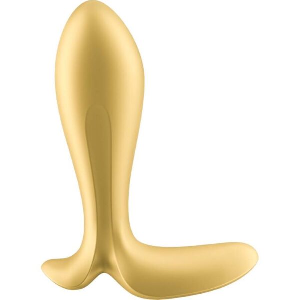 Imagen del artículo erótico SATISFYER - INTENSITY PLUG DORADO de SATISFYER PLUGS en la sección JUGUETES BIENESTAR |Anal|Plugs Anales de Millenial Sexshop.