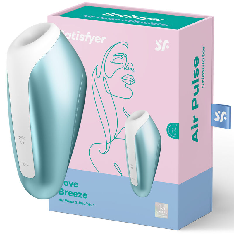Imagen del artículo erótico SATISFYER - LOVE BREEZE SUCCIONADOR ICE BLUE de SATISFYER AIR PULSE en la sección JUGUETES BIENESTAR |Juguetes para Mujeres|Estimuladores|Succionadores sin vibración de Millenial Sexshop.
