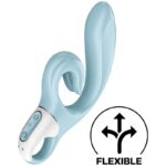 Imagen del artículo erótico SATISFYER - LOVE ME VIBRADOR RABBIT AZUL de SATISFYER VIBRATOR en la sección JUGUETES BIENESTAR |Vibradores|Vibradores Rabbit de Millenial Sexshop.