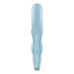 SATISFYER - LOVE ME VIBRADOR RABBIT AZUL - Imagen 3