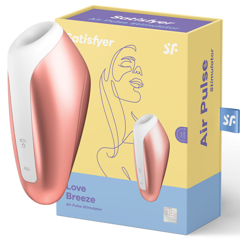 Imagen del artículo erótico SATISFYER - LOVE SUCCIONADOR BREEZE COPPER de SATISFYER AIR PULSE en la sección JUGUETES BIENESTAR |Juguetes para Mujeres|Estimuladores|Succionadores sin vibración de Millenial Sexshop.