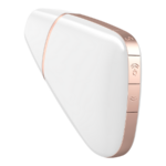 SATISFYER - LOVE TRIANGLE ESTIMULADOR Y VIBRADOR BLANCO - Imagen 2