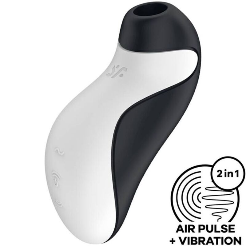 Imagen del artículo erótico SATISFYER - ORCA AIR PULSE STIMULATOR + VIBRATION de SATISFYER AIR PULSE en la sección JUGUETES BIENESTAR |Juguetes para Mujeres|Estimuladores|Succionadores sin vibración de Millenial Sexshop.