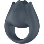 SATISFYER - PERFECT PAIR 2 MULTIVIBRADOR 2 EN 1 ANILLO PARA PENE & ESTIMULADOR DE DEDO GRIS - Imagen 6