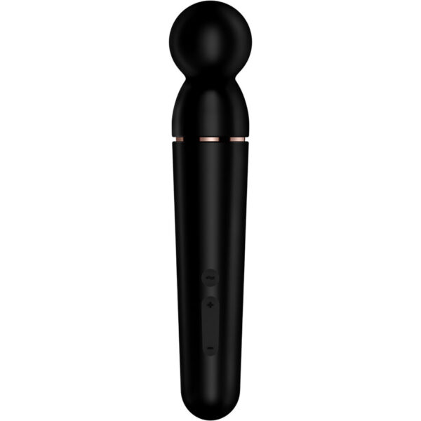 Imagen del artículo erótico SATISFYER - PLANET WAND-ER MASAJEADOR VIBRADOR NEGRO de SATISFYER WAND en la sección JUGUETES BIENESTAR |Vibradores|Vibrador WAND de Millenial Sexshop.